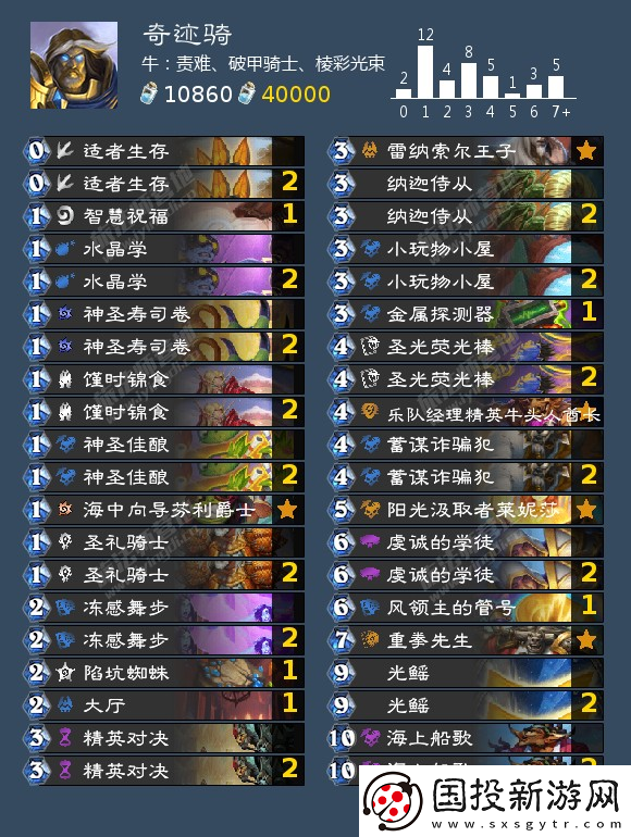 爐石傳說(shuō)圣騎士可以用什么卡組