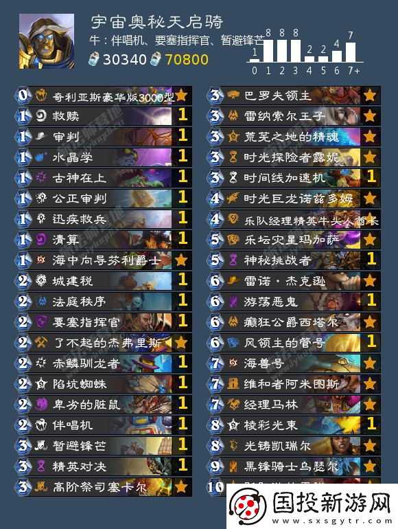 爐石傳說(shuō)圣騎士可以用什么卡組