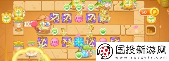 保衛(wèi)蘿卜4法老歸來第54關(guān)通關(guān)攻略