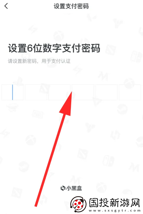 小黑盒怎么設(shè)置支付密碼