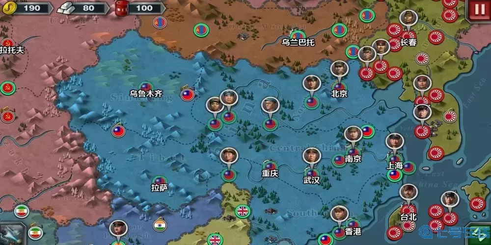 征服世界版圖的游戲